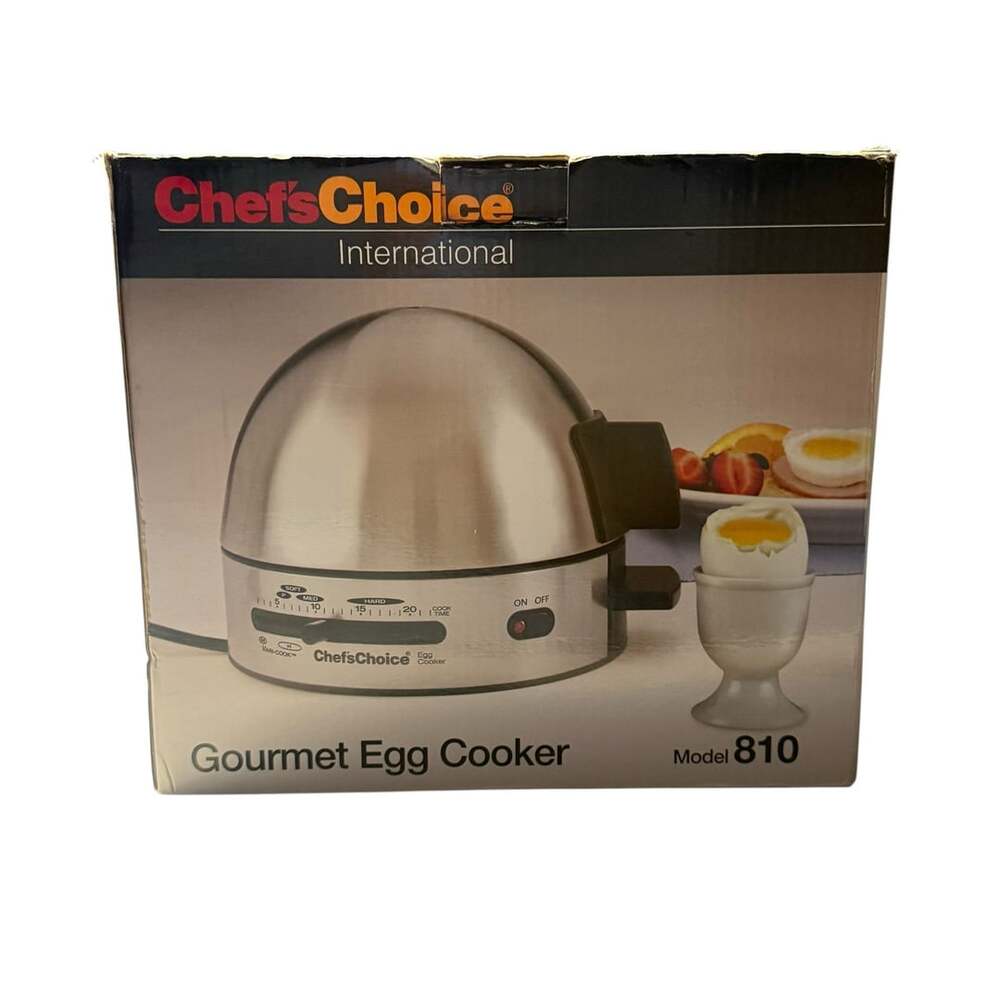 Chef'sChoice International Model 810 Gourmet Egg Cooker Stainless Steel